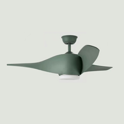 1-Light Hanging Lamp Kit Minimalism Style Fan Shape Metal Ceiling Pendant Light