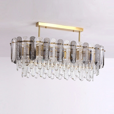 Art Glass Chandelier Lights Post Modern Style Luxury Light Pendant Lighting