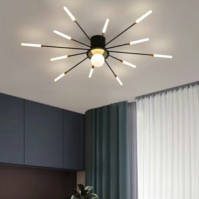 Flush Mount Lamps Modern Style Contemporary Flush Light Fixtures for Living Room