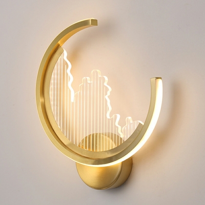 Modern Wall Sconce Lighting with Acrylic Shade LED Wall Mounted Lighting