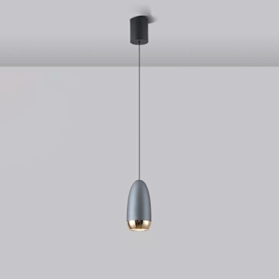 1-Light Mini Hanging Ceiling Lights Modern Metal Free Hover Lift Pendant Lighting
