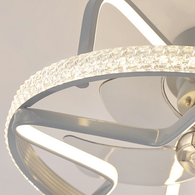 3-Light Flush Mount Lamp Simplistic Style Star Shape Metal Ceiling Mounted Fixture