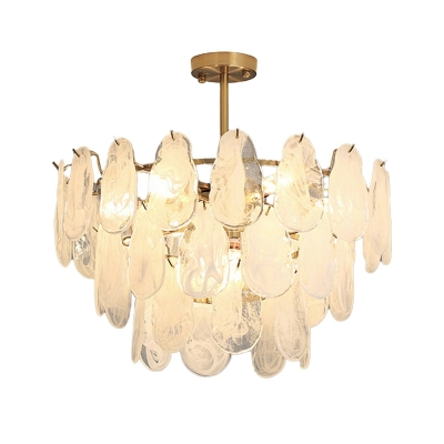 Creative Cloud Glass Chandelier Lights Contemporary Style Light luxury Hanging Ceiling Light