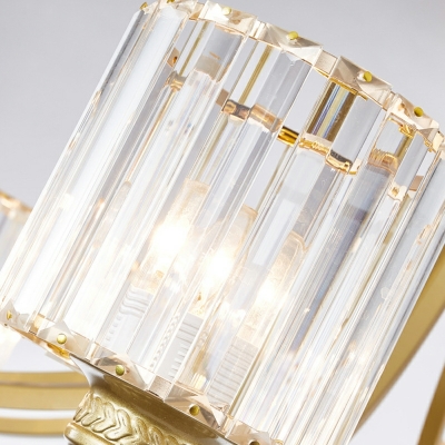 Crystal Modern Chandelier Lighting Fixtures Minimalism Suspension Light for Living Room