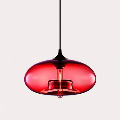 Pendant Light Industrial Style Glass Ceiling Lamps for Living Room