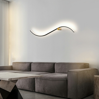 Sconce Light Fixture Modern Style Acrylic Wall Lighting Fixtures for Living Room