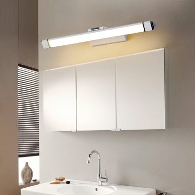 1-Light Sconce Light Modern Style Linear Shape Metal Wall Mounted Lamps