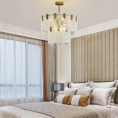 Flush Light Modern Style Glass Flush Mount Lamps for Bedroom