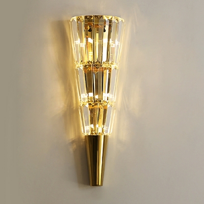 Modern Light Luxury Crystal Wall Lamp Nordic Creative Metal Wall Lamp