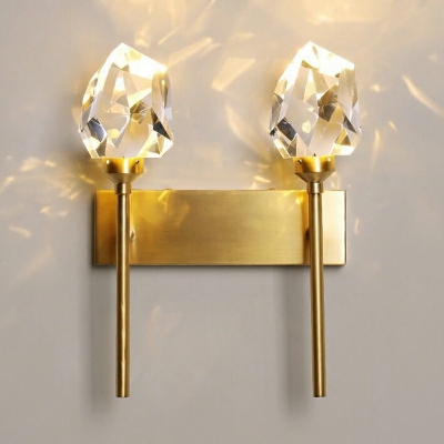 Wall Mounted Light Modern Style Crystal Wall Sconce Lighting for Bedroom Bedside