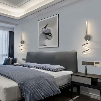 Wall Mount Light Modern Style Acrylic Wall Lighting Fixtures for Bedroom