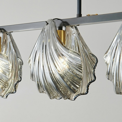Minimalism Hanging Island Lights Modern Glass Hanging Pendant Lights for Dinning Room