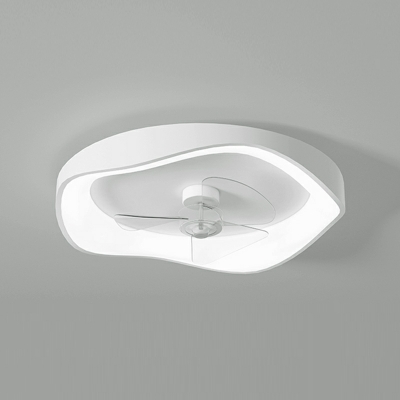 Modern Simple Invisible Ceiling Mounted Fan Light Nordic Creative Ceiling Light