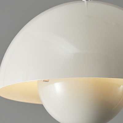 1 Light Creative Hanging Ceiling Lights Modern Dome Shape Metal Pendant Lamps