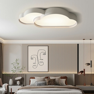 Cloud Flush Mount Fixture Modern Style Acrylic Flush Mount Led Lights for Bedroom