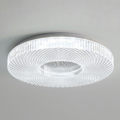 Round Shape Ceiling Lamp Post-modern Style Acrylic Flush Mount Led Lights for Bedroom