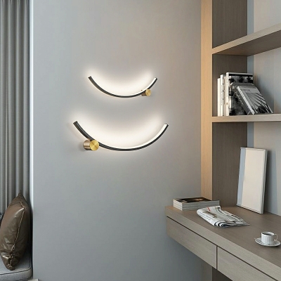 Sconce Lights Contemporary Style Acrylic Wall Mount Light for Bedroom