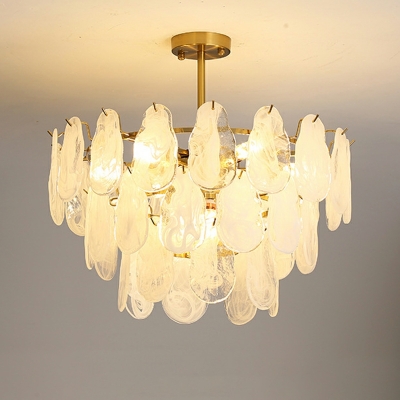 Creative Cloud Glass Chandelier Lights Contemporary Style Light luxury Hanging Ceiling Light