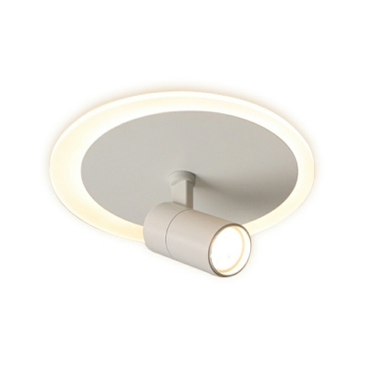 Round Flush Mount Fixture Modern Style Acrylic Flush Mount Lamps for Living Room