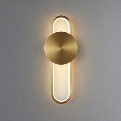 Sconce Light Fixture Contemporary Style Metal Wall Sconce Lighting for Living Room