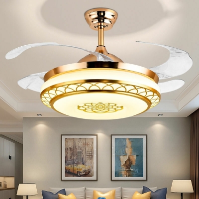 1-Light Hanging Ceiling Lights Contemporary Style Geometric Shape Metal Pendant Light Fixtures