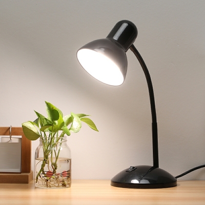 Modern Simple Study Desk Lamp Classic Metal Reading Table Lamp with Key Switch