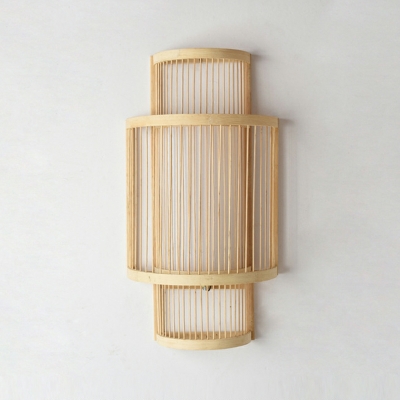 One Bulb Wall Mounted Light Fixture Wooden Wall Light Sconce for Bedroom
