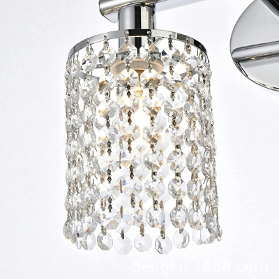 3-Light Sconce Lights Minimalism Style Cylinder Shape Metal Vanity Wall Light