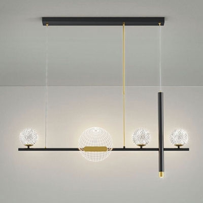 Pendant Light Kit Modern Style Acrylic Suspended Lighting Fixture for Living Room