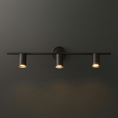 4-Light Sconce Lights Minimalism Style Cylinder Shape Metal Wall Lighting Fixtures