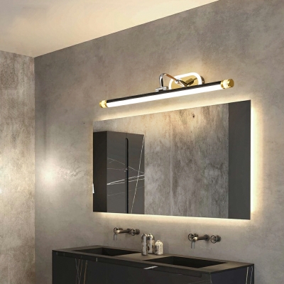 Nordic Simple Metal Wall Mount Fixture Modern Creative LED Vanity Lights for Bathroom