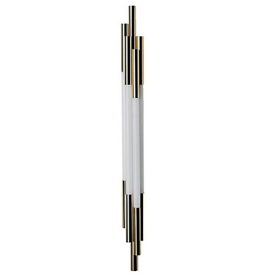 Postmodern Retro Creative Glass Vanity Lights Minimalist Line Wall Lamp for Bathroom