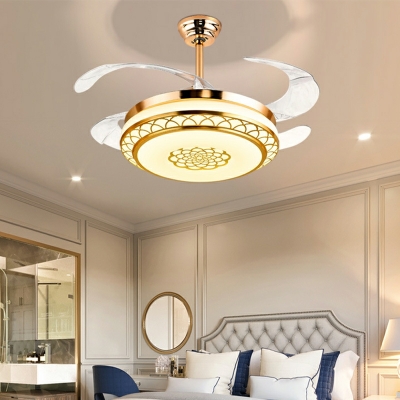 1-Light Hanging Ceiling Lights Contemporary Style Geometric Shape Metal Pendant Light Fixtures