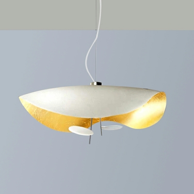 1-Light Pendant Lighting Modernist Style Geometric Shape Metal Hanging Ceiling Light