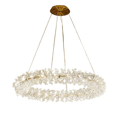 Modern Chandelier Lighting Fixtures Crystal Ceiling Lamp for Living Room