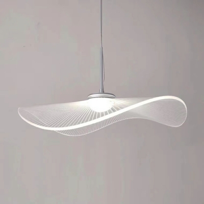 Pendant Light Modern Style Acrylic Suspended Lighting Fixture for Bedroom