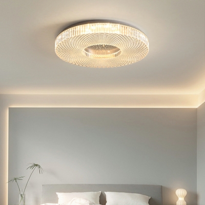 Round Shape Ceiling Lamp Post-modern Style Acrylic Flush Mount Led Lights for Bedroom