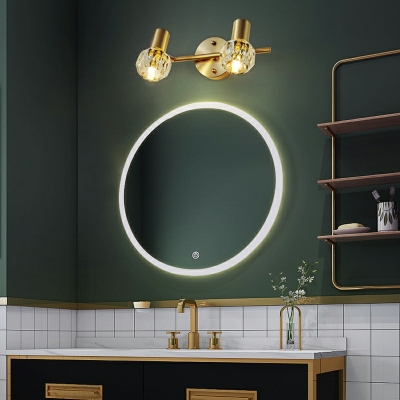 Vanity Lighting Ideas Modern Style Crystal Vanity Lighting for Bathroom