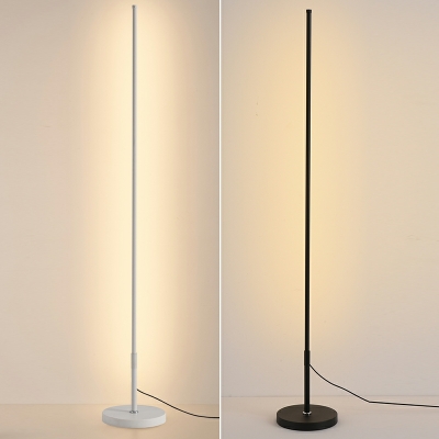 Modern Minimalist Vertical Table Lamp LED Linear Floor Lamp for Bedroom