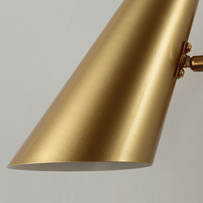 Modern Retractable Bedside Reading Lamp Creative Metal Folding Long Rod Sconce Wall Light