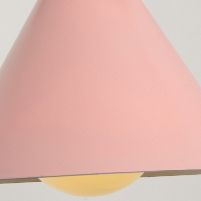 Nordic Personality Linear Chandelier Contemporary Minimalist Iron Macaron Strip Island Lamp