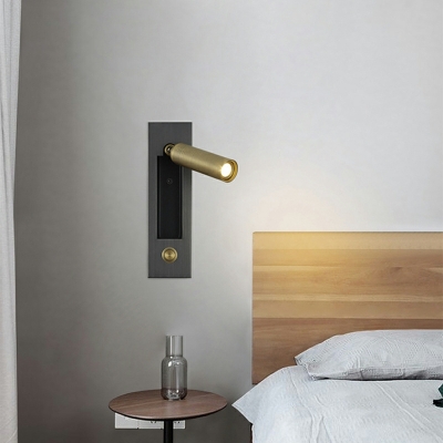 Wall Lighting Fixtures Modern Style Metal Wall Mount Light for Bedroom