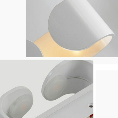 White Wall Mounted Lighting Modern Minimalism Sconce Light Fixtures for Bedroom