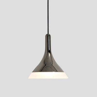 2-Light Hanging Ceiling Lights Modern Style Cone Shape Metal Pendant Lighting Fixtures