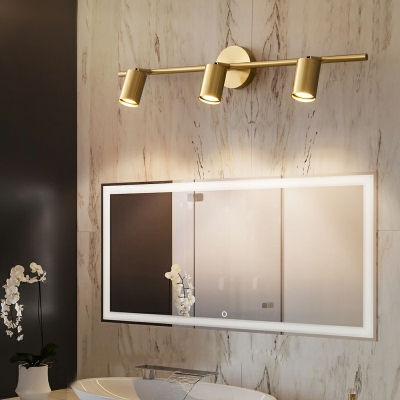 4-Light Sconce Lights Minimalism Style Cylinder Shape Metal Wall Lighting Fixtures