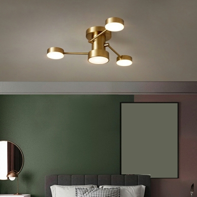 Flushmount Modern Style Acrylic Flush-Mount Light Fixture for Bedroom