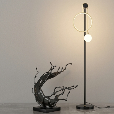 Globe Standard Lamps Glass Standard Lamps for Living Room