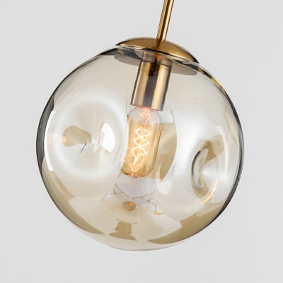 Hanging Lamps Modern Style Glass Pendant Lighting Fixtures for Bedroom