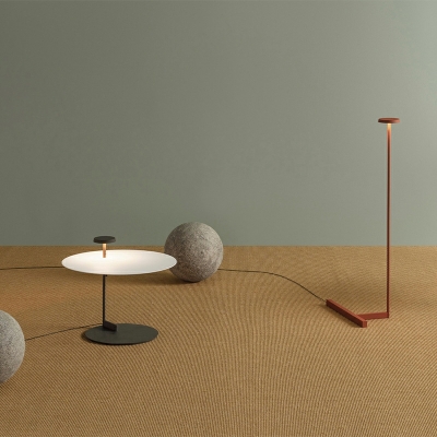 Linear Shade 1 Light Standard Lamps Modern Style Metal Floor Lamps for Living Room