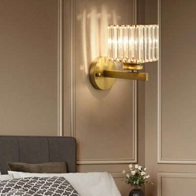 Modern Simple Crystal Wall Light Nordic Light Luxury Wall Light for Bedroom
